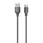 WK WDC-092 2m 2.4A Max Output Full Speed Pro Series USB to USB-C / Type-C Data Sync Charging Cable(Black)