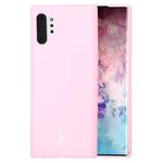 GOOSPERY JELLY TPU Shockproof and Scratch Case for Galaxy Note 10+(Pink)