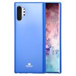 GOOSPERY JELLY TPU Shockproof and Scratch Case for Galaxy Note 10+(Blue)