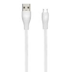 WK WDC-097 1m 2.4A Output Speed Pro Series USB to Micro USB Data Sync Charging Cable (White)