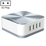 LDNIO A8101 8 x USB Ports QC3.0 Smart Travel Charger, EU Plug(Grey)