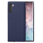 GOOSPERY SF JELLY TPU Shockproof and Scratch Case for Galaxy Note 10(Dark Blue)