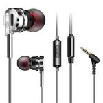 QKZ DM9 High-quality In-ear All-metal Sports Music Headphones, Microphone Version