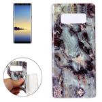 For Galaxy Note 8 Brown Marble Pattern TPU Shockproof Protective Back Cover Case