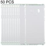 50 PCS 0.75mm Dropproof Transparent TPU Case for Galaxy Note9(Green)
