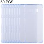 50 PCS 0.75mm Dropproof Transparent TPU Case for Galaxy Note9(Blue)