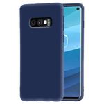 Frosted Soft TPU Protective Case for Galaxy S10e(Dark Blue)