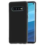 Frosted Soft TPU Protective Case for Galaxy S10(Black)