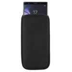 Universal Neoprene Cell Phone Bag for Galaxy Note9 / Note8 / A8 Star and other 6.4 inch Smartphones(Black)