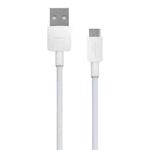 Huawei 1m Micro USB to USB 2.0 Data Sync Charging Cable, For Samsung / Huawei / Xiaomi / Meizu / LG / HTC and Other Smartphones(White)
