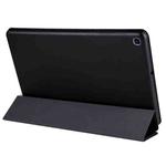 Cowhide Texture Horizontal Flip Leather Case for Galaxy Tab A 10.1 (2019) T510 / T515, with Holder (Black)