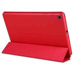 Cowhide Texture Horizontal Flip Leather Case for Galaxy Tab A 10.1 (2019) T510 / T515, with Holder (Red)