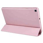 Cowhide Texture Horizontal Flip Leather Case for Galaxy Tab A 10.1 (2019) T510 / T515, with Holder (Rose Gold)