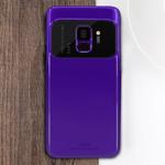 MOFI  Full Coverage High Alumina Glass + PC + Lens Face Parnt Protective Back Case for Galaxy S9(Purple)