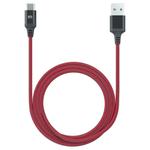 Meizu 1.2m 3A Weave Style Metal Head USB-C / Type-C  to USB 2.0 Data Sync Charging Cable(Red)