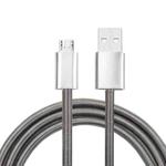 80cm High Speed Spring Style Micro USB to USB 2.0 Data Sync Charging Cable for Samsung, HTC, Sony, Huawei, Xiaomi, Lenovo and Other Android Smartphones(Silver)