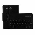 For Galaxy Tab E 9.6 / T560 2 in 1 Detachable Bluetooth Keyboard Litchi Texture Leather Tablet Case with Holder(Black)
