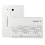 For Galaxy Tab E 9.6 / T560 2 in 1 Detachable Bluetooth Keyboard Litchi Texture Leather Tablet Case with Holder(White)