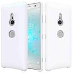 Solid Color Liquid Silicone Dropproof Protective Case for Sony Xperia XZ3 (White)