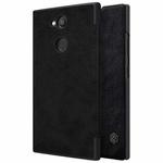 NILLKIN for Sony Xperia L2 Crazy Horse Texture Horizontal Flip Leather Case with Card Slot (Black)