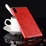 Shockproof Litchi Texture PC + PU Case for Sony Xperia L3 (Red)