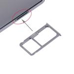 For Huawei Mate 8 Nano SIM + Micro SD / Nano SIM Card Tray(Grey)