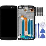 OEM LCD Screen for Alcatel One Touch Idol 3 5.5 LTE / 6045 Digitizer Full Assembly with Frame (Black)