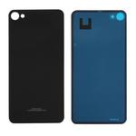 For Meizu U20 / Meilan U20 Glass Battery Back Cover with Adhesive (Black)