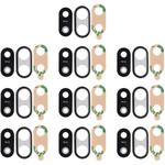 For Huawei P20 Lite 10pcs Back Camera Bezel with Lens Cover & Adhesive (Black)