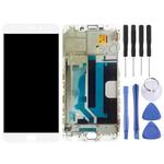 TFT LCD Screen for OPPO R9 Plus Digitizer Full Assembly with Frame (White)