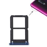 For OPPO R17 2 x SIM Card Tray (Blue)