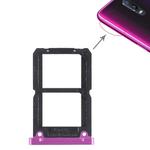 For OPPO R17 2 x SIM Card Tray (Purple)