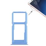 For Vivo X20 SIM Card Tray + SIM Card Tray / Micro SD Card Tray (Blue)