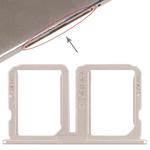 For Vivo Xplay5 2 x SIM Card Tray (Gold)