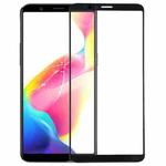 For OPPO R11s Plus Front Screen Outer Glass Lens (Black)