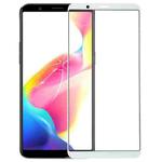 For OPPO R11s Plus Front Screen Outer Glass Lens (White)