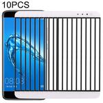 10 PCS for Huawei Maimang 5 Front Screen Outer Glass Lens(White)