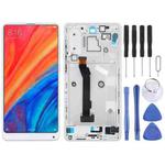 LCD Screen and Digitizer Full Assembly with Frame for Xiaomi MI Mix 2S(White)