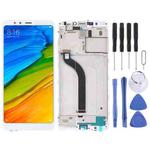 TFT LCD Screen for Xiaomi Redmi 5 Digitizer Full Assembly with Frame(White)
