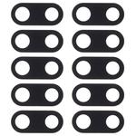 10 PCS Back Camera Lens Cover for Nokia 3(Black)