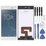 OEM LCD Screen for Sony Xperia XZ1 with Digitizer Full Assembly(Silver)