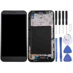 TFT LCD Screen for LG Stylo 3 Plus / TP450 / MP450 Digitizer Full Assembly with Frame (Black)