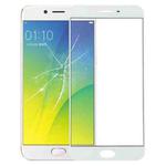 For OPPO R9s Plus Front Screen Outer Glass Lens (White)
