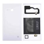 Solid Color NFC Battery Back Cover for Nokia Lumia 735 (White)