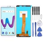 TFT LCD Screen for Wiko Y80 with Digitizer Full Assembly (White)