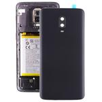For OnePlus 6T Original Battery Back Cover with Camera Lens (Frosted Black )