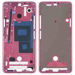 Front Housing LCD Frame Bezel Plate for LG G7 ThinQ / G710 (Pink)