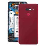 Battery Back Cover with Camera Lens & Fingerprint Sensor for LG G8 ThinQ / LMG820QM7 LM-G820UMB LMG820UM1 (US Version)(Red)