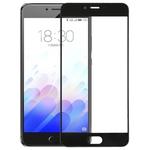 For Meizu Meilan X Front Screen Outer Glass Lens(Black)