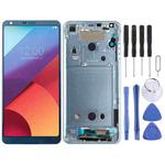 Original LCD Screen for for LG G6 / H870 / H870DS / H872 / LS993 / VS998 / US997 Digitizer Full Assembly with Frame(Blue)